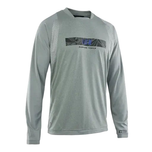 Ion Scrub Amp Long Sleeve Mtb Jersey - Tidal Green - 2022 1