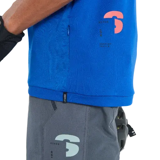 Ion Scrub Amp Short Sleeve Mtb Jersey - Cobalt Reef 3