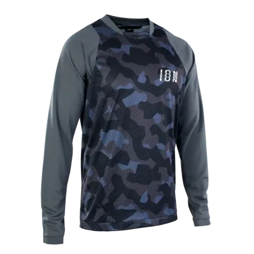 Ion Scrub Long Sleeve Mtb Jersey - Gray 1