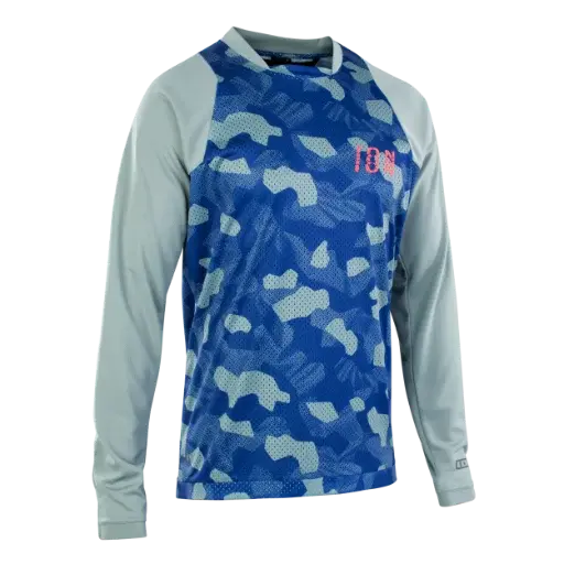 Ion Scrub Long Sleeve Mtb Jersey - Tidal Green 1
