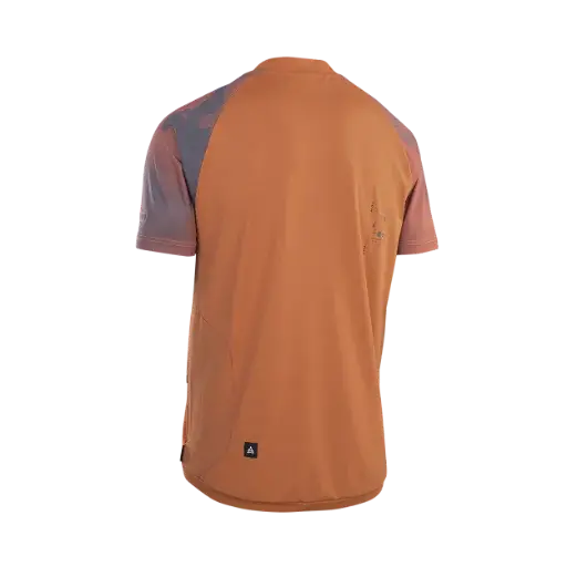 Ion Traze Amp Aft Short Sleeve Mtb Jersey - Crimson Earth 2