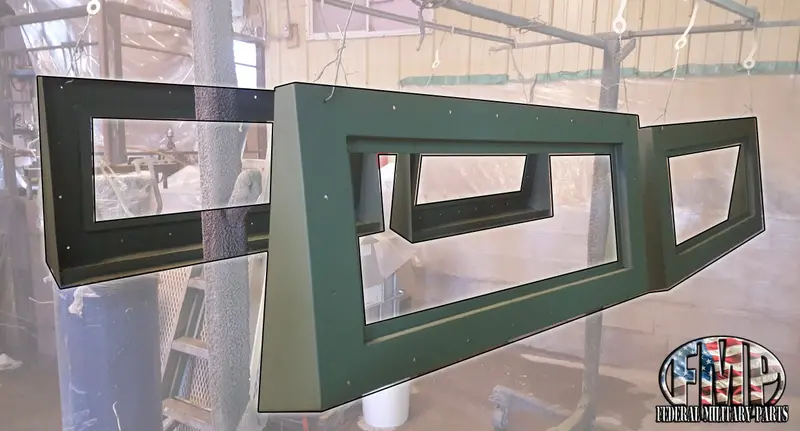 Iron Curtain Bulkhead Frame Only Unpainted And Without Glass 1