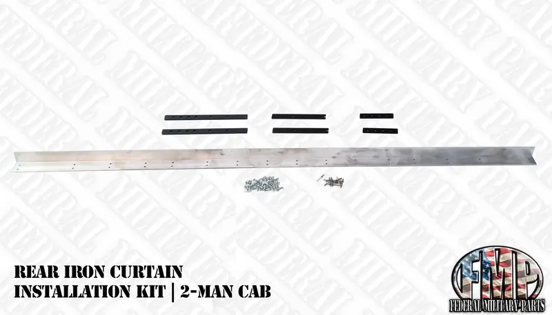 Iron Curtain Installation Kit-(2-Man) Fits Rear Steel/Aluminum/Iron Curtains M998 Military Humvee Hmmwv H1 2
