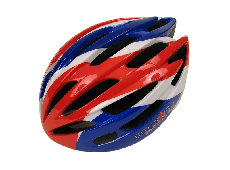 Ironman Endura Helmet - Red-White-Blue 1