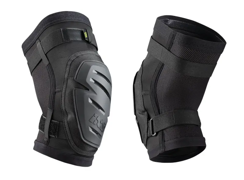 Ixs Hack Race Knee Guard - Black 1