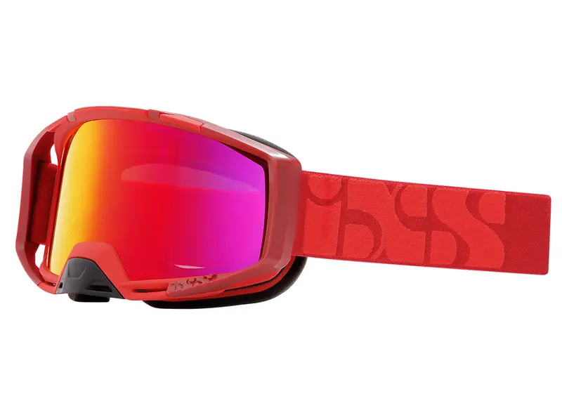Ixs Trigger Mtb Goggle - Racing Red-Mirror Orange 1