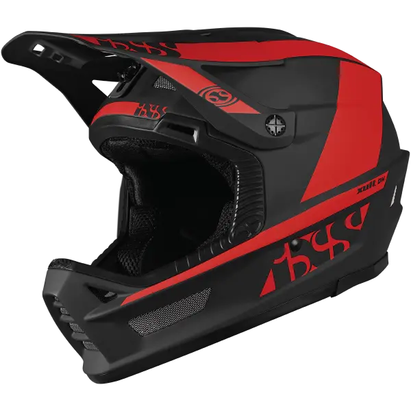 Ixs Xult Dh Full Face Helmet - Red-Black 2