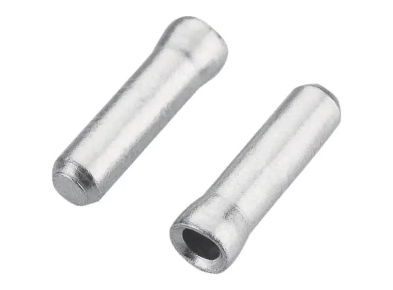 Jagwire 1.2Mm Cable End Crimps - Silver 1