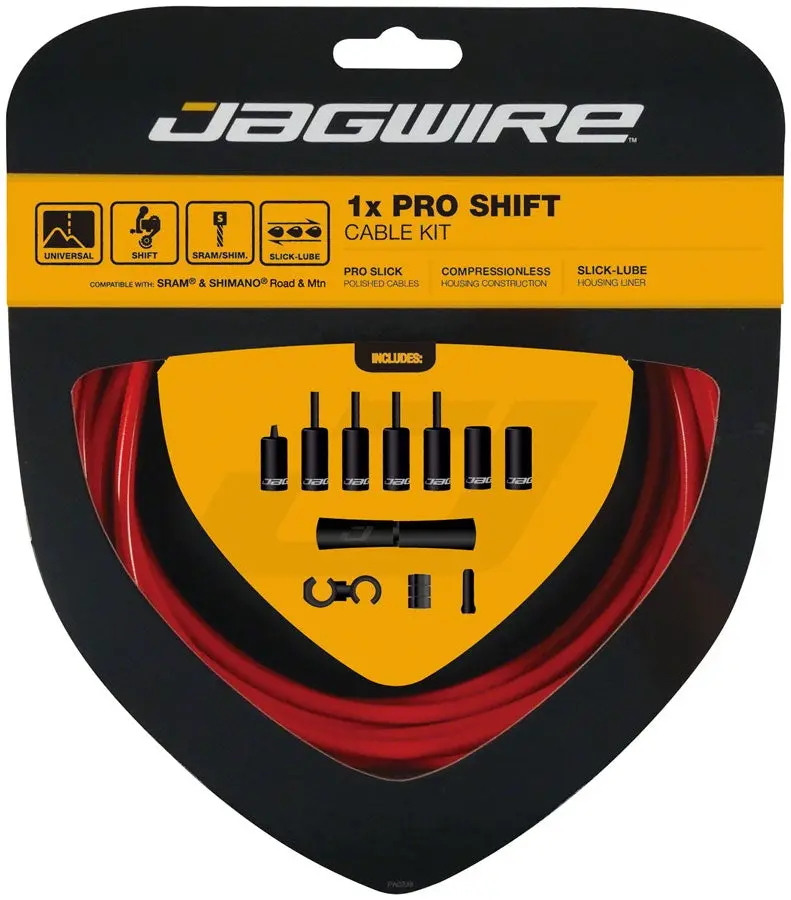 Jagwire 1X Pro Shift Kit - Red 1