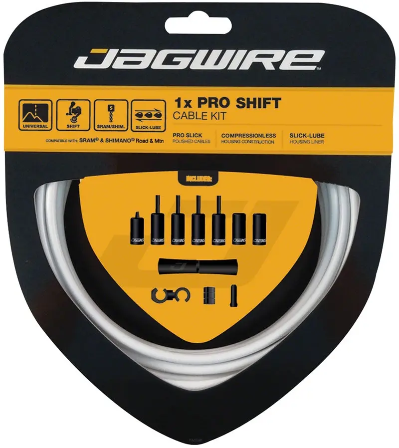 Jagwire 1X Pro Shift Kit - White 1