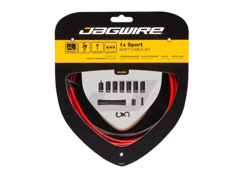 Jagwire 1X Sport Shift Cable Kit - Red 1