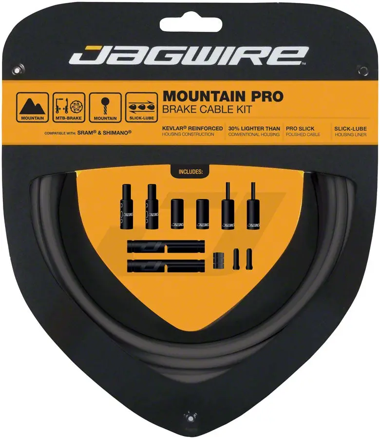 Jagwire Mountain Pro Brake Cable Kit - Sram/Shimano - Ice Gray 1