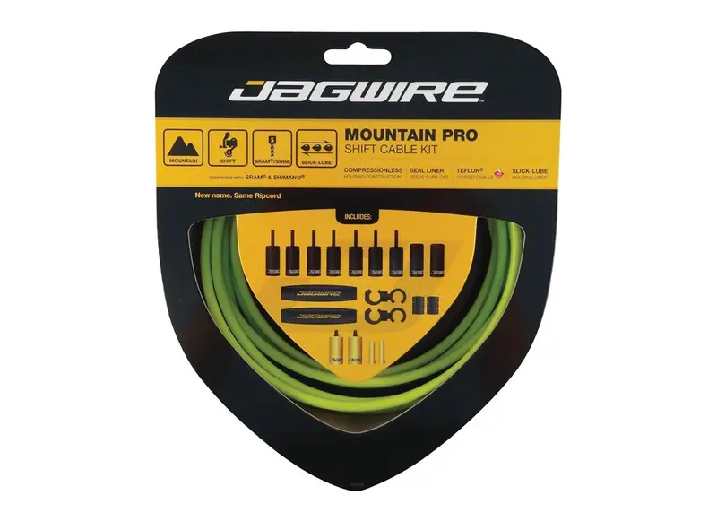 Jagwire Mountain Pro Shift Cable Kit - Organic Green 1