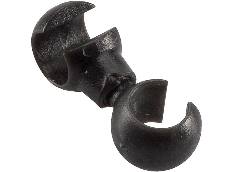 Jagwire Rotating S-Hook Housing Guides - Black 1