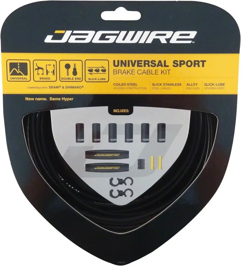 Jagwire Universal Sport Brake Cable Kit - Black 1