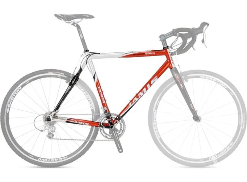 Jamis Supernova 700C Cyclocross Frame - Aztec Orange-Pearl White 1