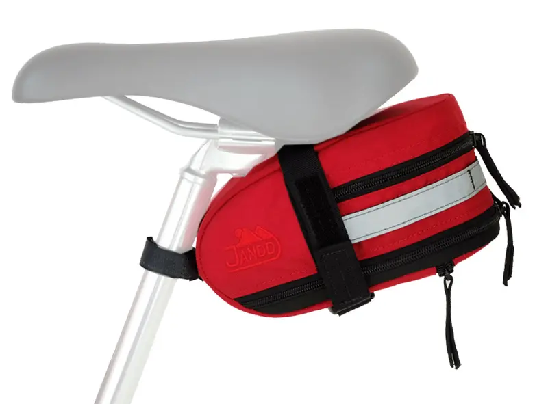 Jandd Mountaineering Mountain Wedge Expandable Saddle Bag - Red 1