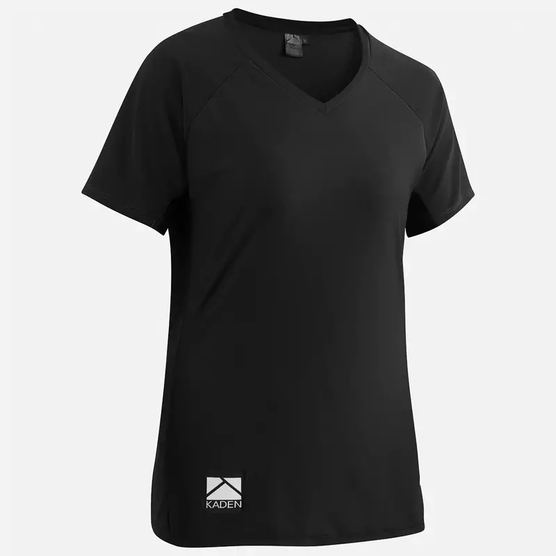 Kaden Apparel Cady-V Short Sleeve Mtb Jersey - Womens - Black 1
