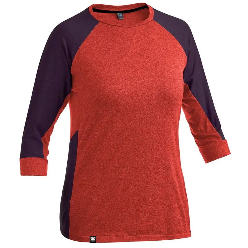 Kaden Apparel Gryla 3/4 Sleeve Mtb Jersey - Womens - Dark Persimmon-Plum 1