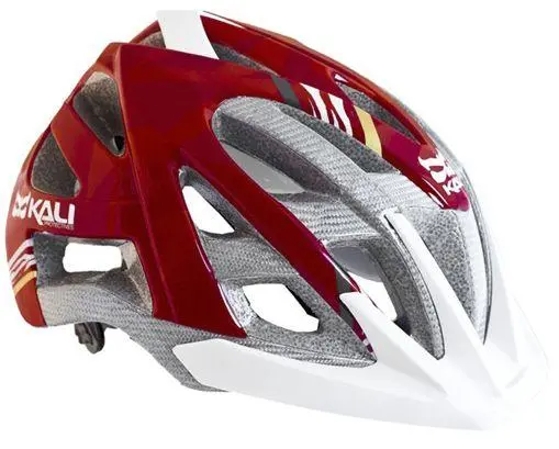 Kali Avita Composite Mtb Helmet - Zebra - Red 1