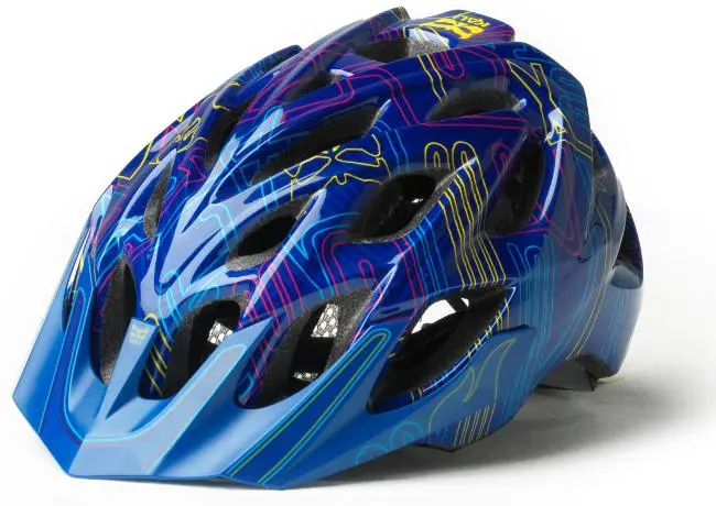 Kali Chakra Plus Mtb Helmet - Neon Blue 1