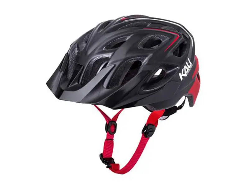 Kali Chakra Plus Sonic Mtb Helmet - Matt Black-Red 1