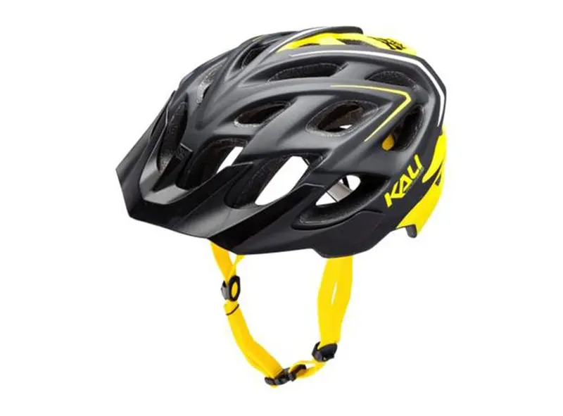 Kali Chakra Plus Sonic Mtb Helmet - Matt Black-Yellow 1