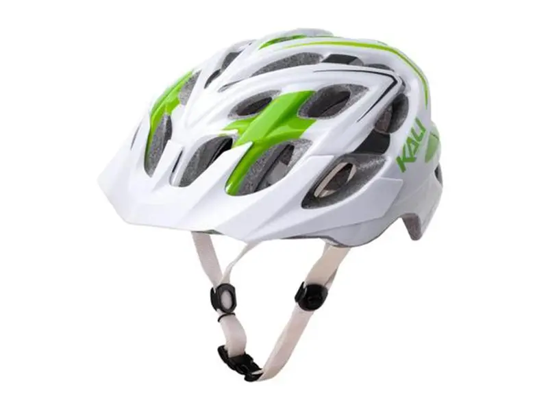 Kali Chakra Plus Sonic Mtb Helmet - White-Green 1