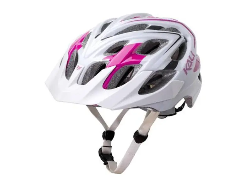 Kali Chakra Plus Sonic Mtb Helmet - White-Magenta 1