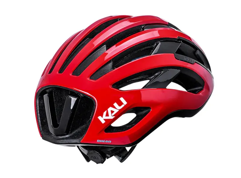 Kali Grit Road Helmet - Solid Gloss Red 2
