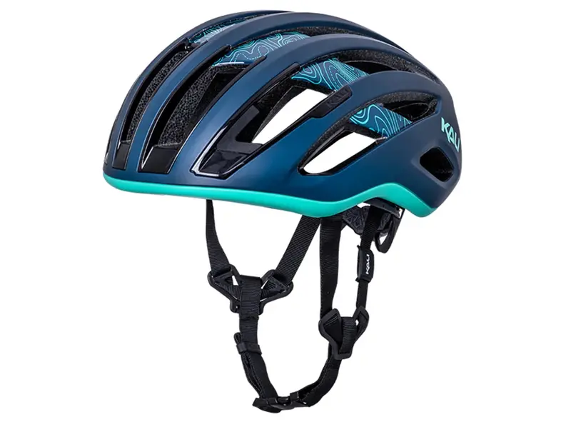 Kali Grit Road Helmet - Topo Matt Teal 1