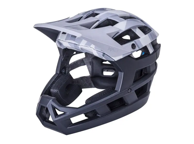 Kali Invader 2.0 Enduro Helmet - Camo Matt Gray-Black 1