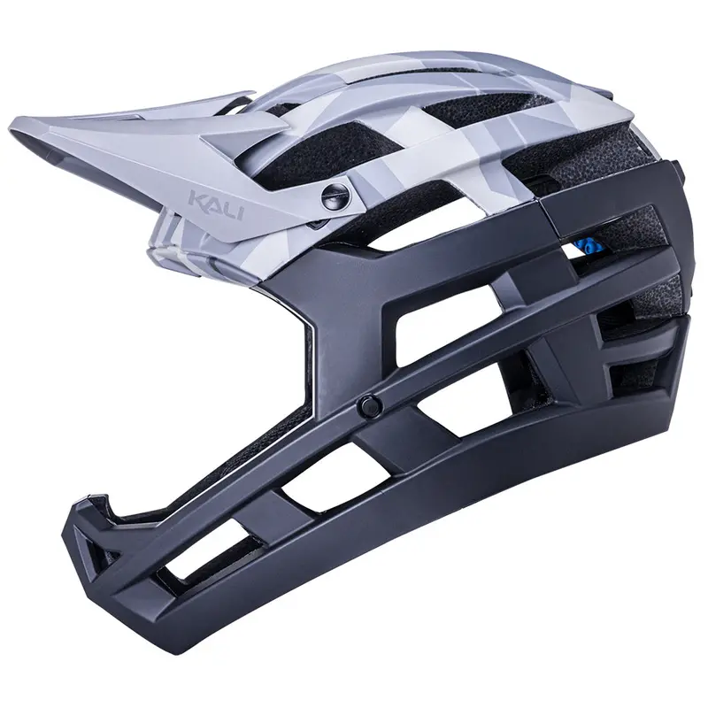 Kali Invader 2.0 Enduro Helmet - Camo Matt Gray-Black 2