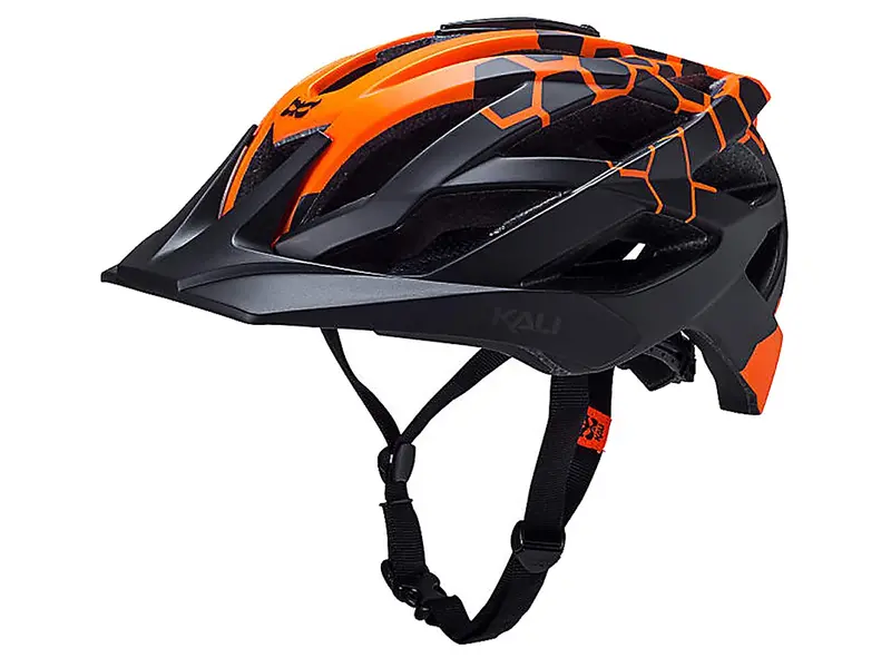 Kali Lunati Sting Mtb Helmet - Matt Orange-Black 1