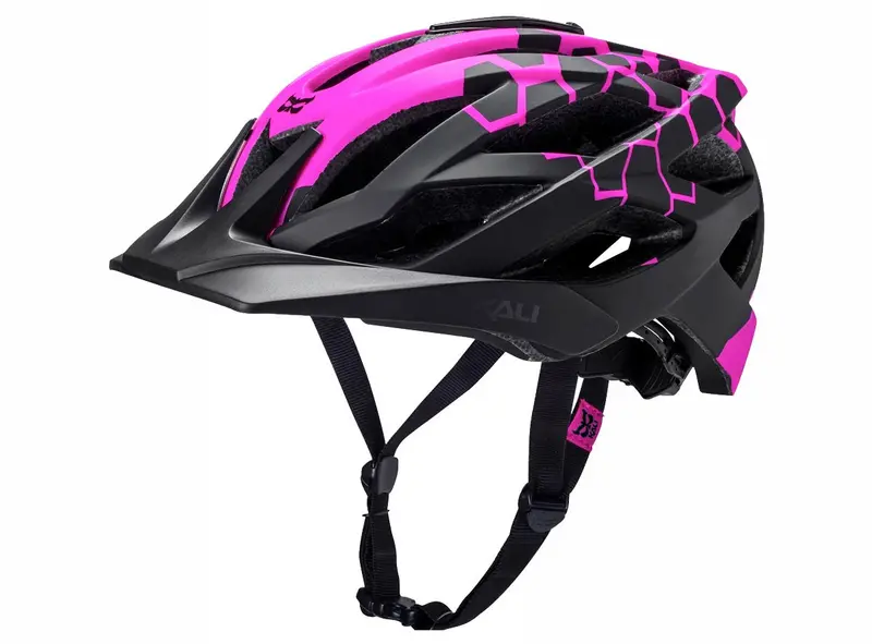Kali Lunati Sting Mtb Helmet - Matt Pink-Black 1