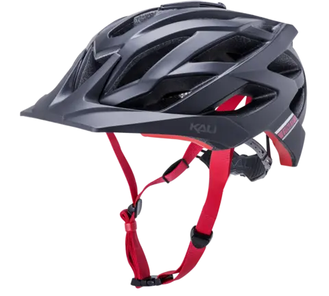 Kali Lunati Sync Mtb Helmet - Matt Black-Red 1