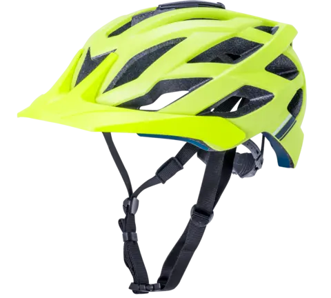 Kali Lunati Sync Mtb Helmet - Matt Fluro Yellow 1