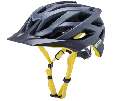 Kali Lunati Sync Mtb Helmet - Matt Navy-Yellow 1