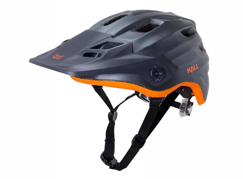 Kali Maya Mtb Helmet - Solid - Matt Gray-Orange 1