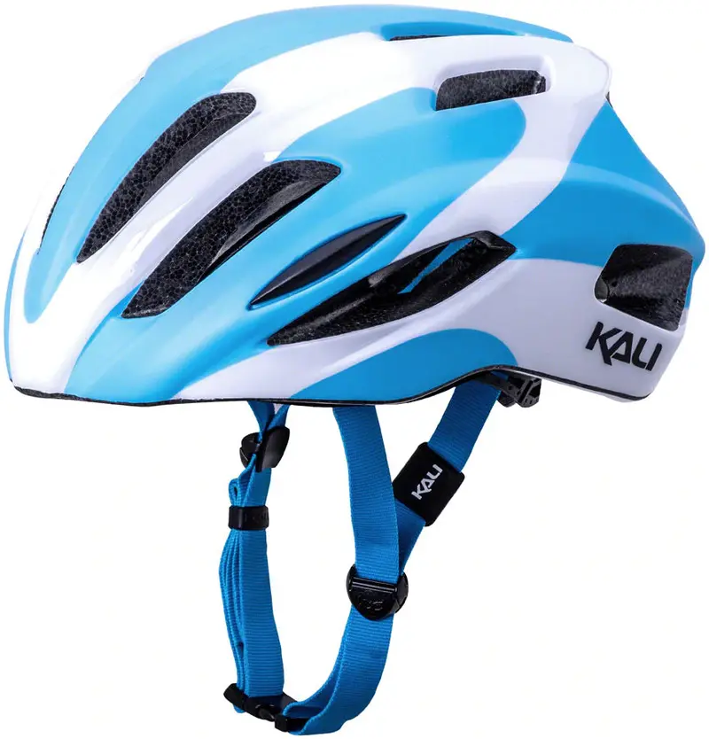 Kali Prime 2.0 Road Helmet - Race Gloss  Blue-White 1