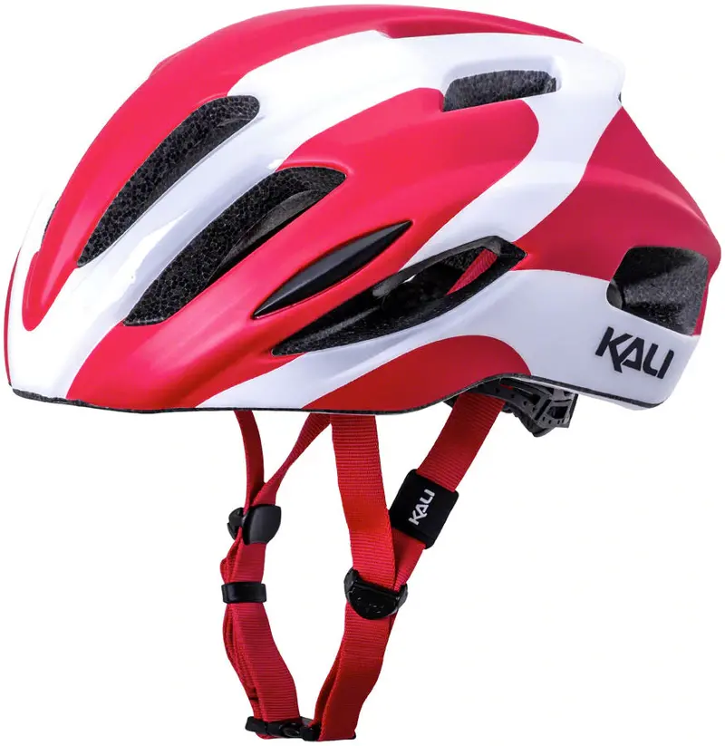 Kali Prime 2.0 Road Helmet - Race Gloss Red-White 1