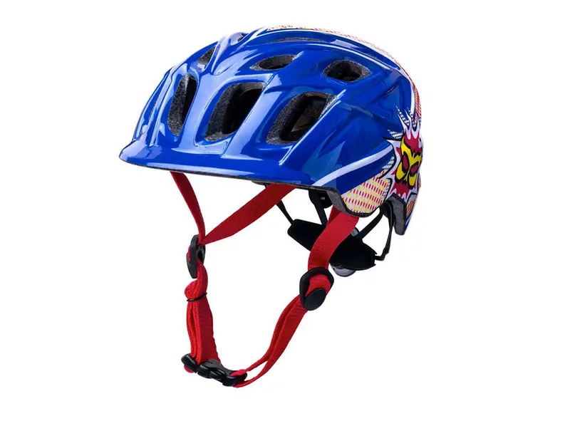 Kali Protectives Chakra Mtb Helmet - Kids - Power Blue-Red 1