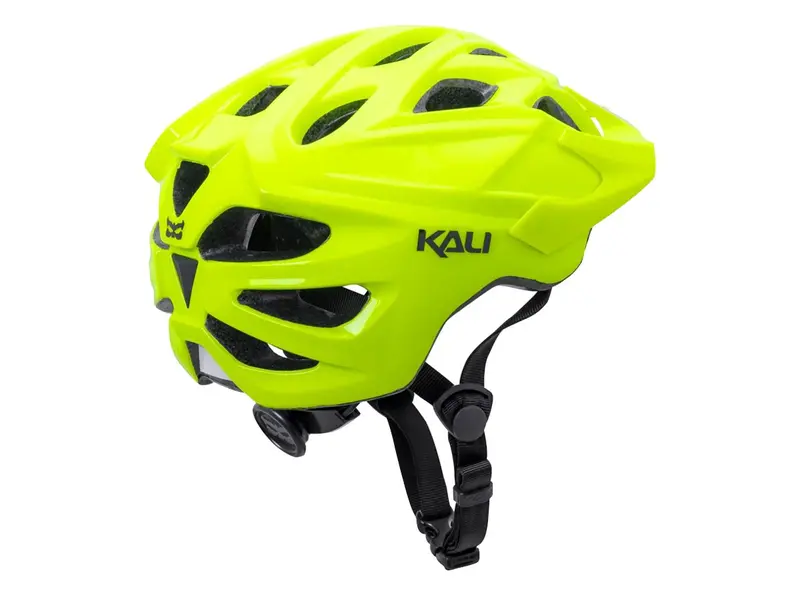 Kali Protectives Chakra Solo Mtb Helmet - Solid Flo Yellow 2