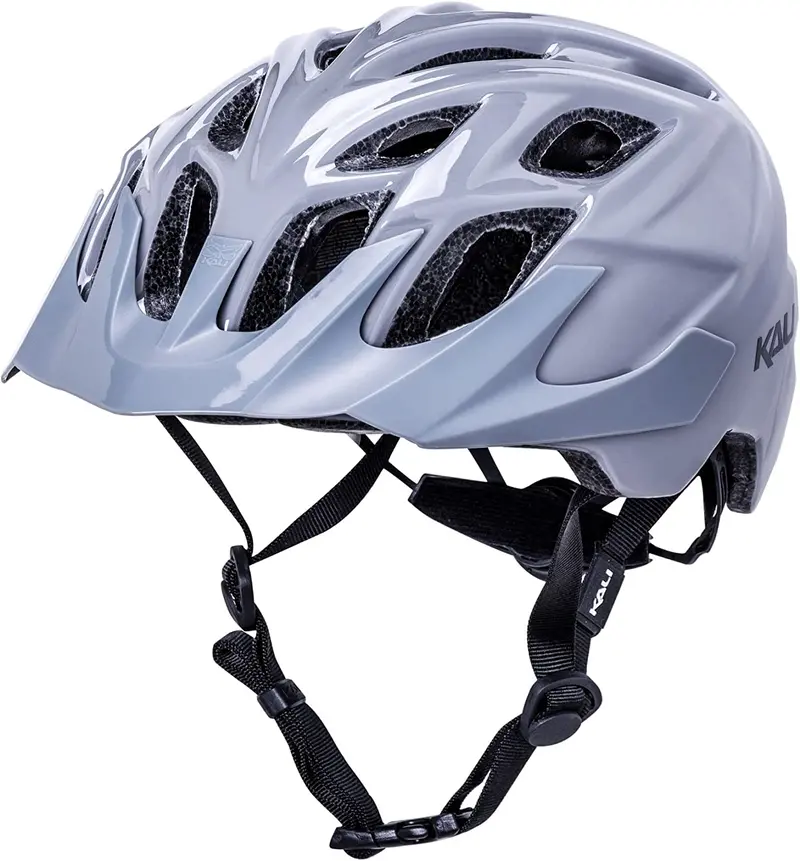 Kali Protectives Chakra Solo Mtb Helmet - Solid Gloss Gray 1