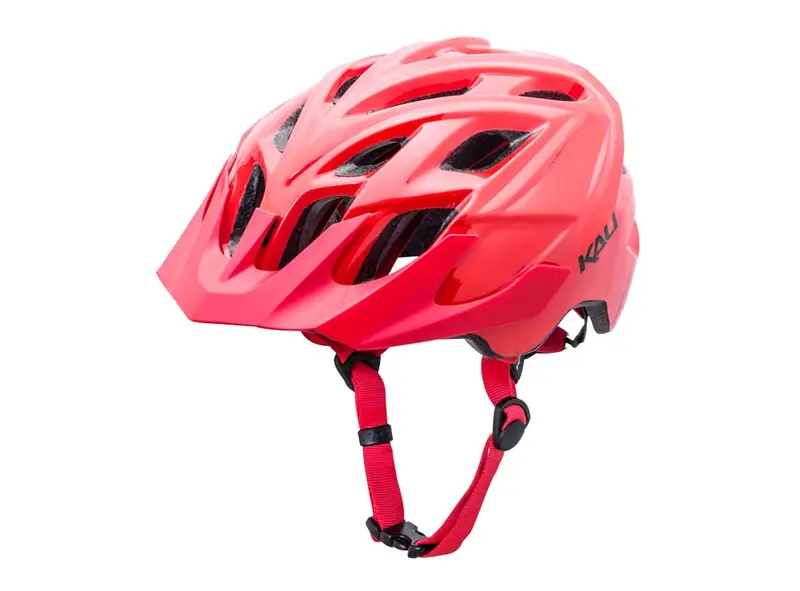 Kali Protectives Chakra Solo Mtb Helmet - Solid Red 1