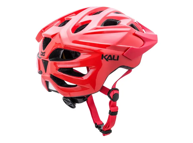Kali Protectives Chakra Solo Mtb Helmet - Solid Red 2