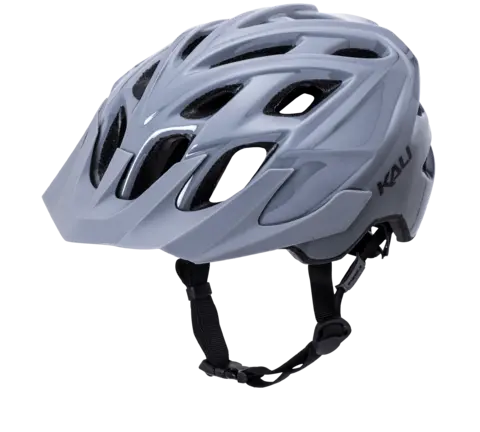 Kali Protectives Chakra Solo Mtb Helmet - Solid Titanium 1