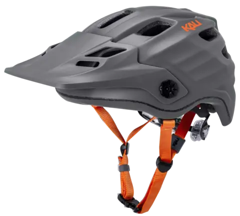 Kali Protectives Maya 2.0 Mtb Helmet - Solid Matt Gray-Orange 1