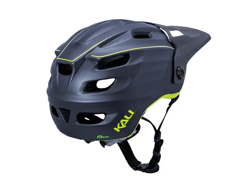 Kali Protectives Maya 2.0 Revolt Mtb Helmet - Matt Titanium-Flo Yellow - 2019 2