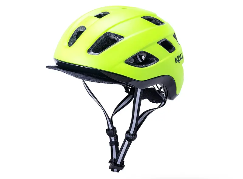 Kali Traffic Urban Helmet - Solid Fluro Yellow 1
